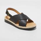 Women's Frances Sporty Platform Sandals - Universal Thread Black