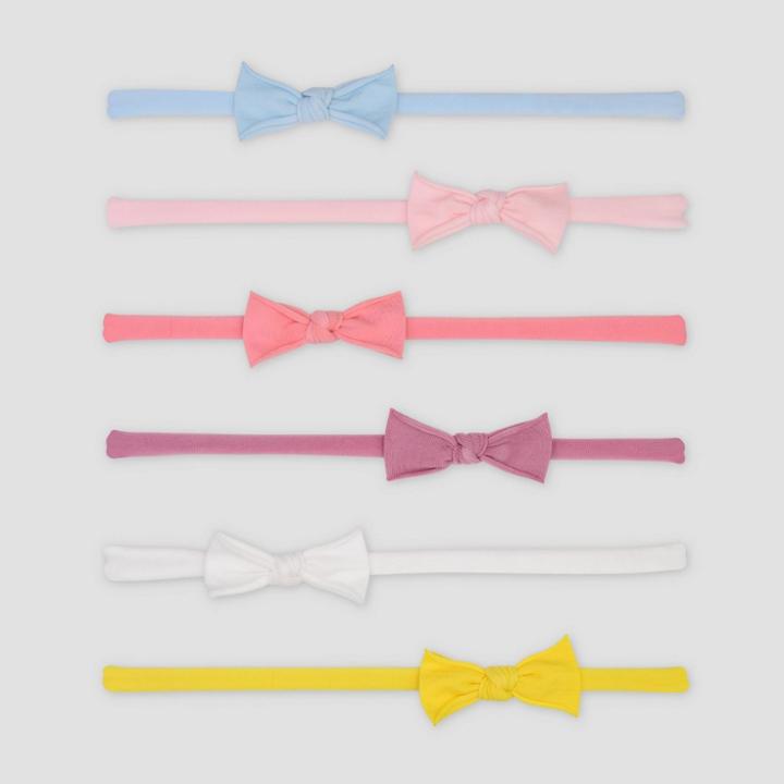 Baby Girls' 6pk Bow Headwrap - Just One You Made By Carter's