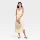 Women's Slip Dress - A New Day Light Yellow