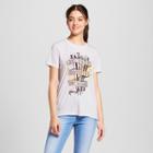 Women's Harry Potter The Wand Chooses You Short Sleeve Crew Neck T-shirt (juniors') White