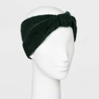 Women's Rib Stitch Knit Headband - A New Day Green, English Blue