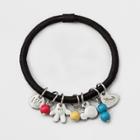 Girls' Disney Mickey Mouse Charm Bracelet - Black