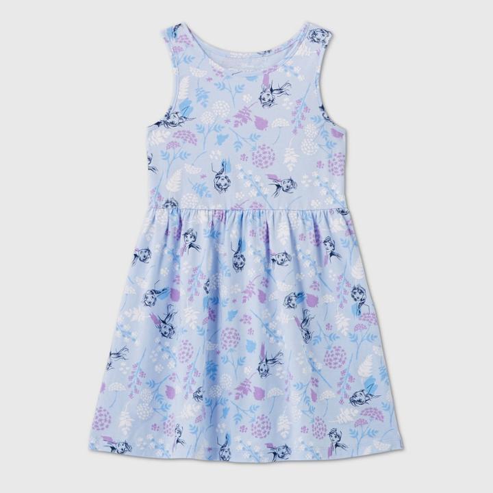 Girls' Disney Frozen Summer Dress - Lavender L, Girl's, Size: