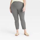 Women's Plus Size High-rise Skinny Ankle Pants - A New Day Gray