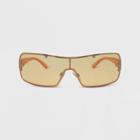 Women's Rimless Wrap Shield Sunglasses - Wild Fable