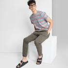 Men's Graphic T-shirt - Original Use Heathered Gray/striped