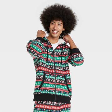 Adtn International Men's Sherpa Sweatshirt - Black