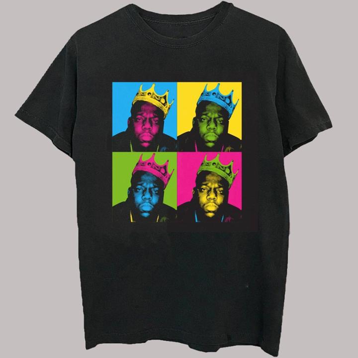 Petitemen's Notorious B.i.g. Short Sleeve Graphics T- Shirt - Black