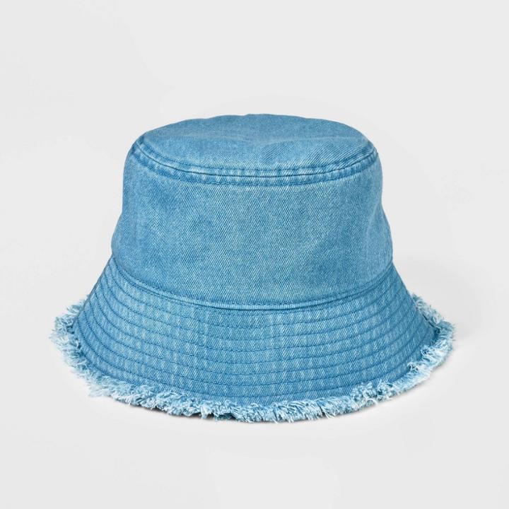 Girls' Denim Bucket Hat - Cat & Jack
