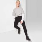 Men's Knit Drop Crotch Jogger Pants - Original Use Black