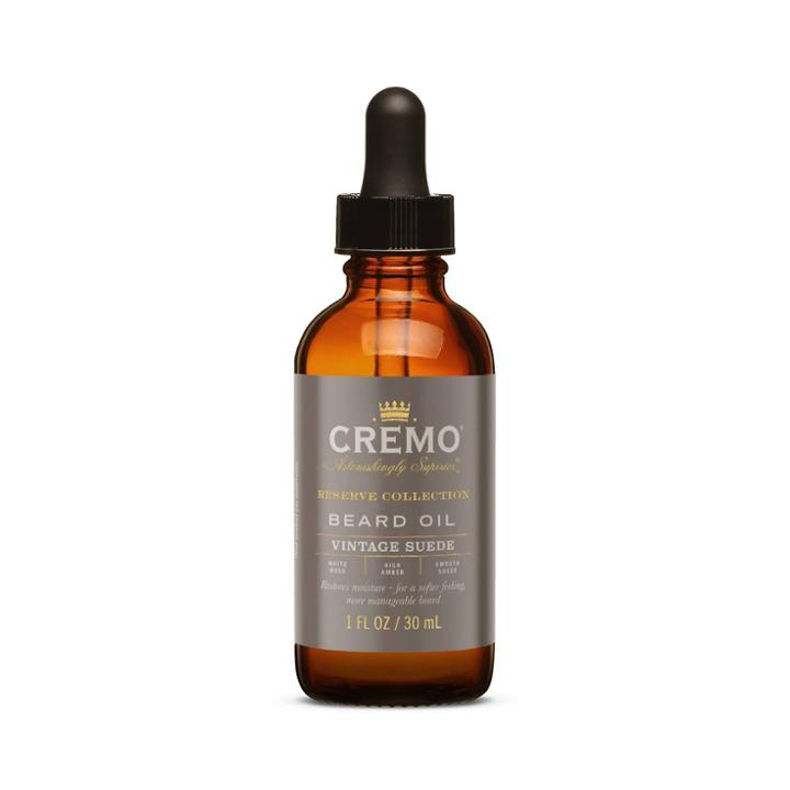 Cremo Beard Oil Reserve Collection - Vintage Suede