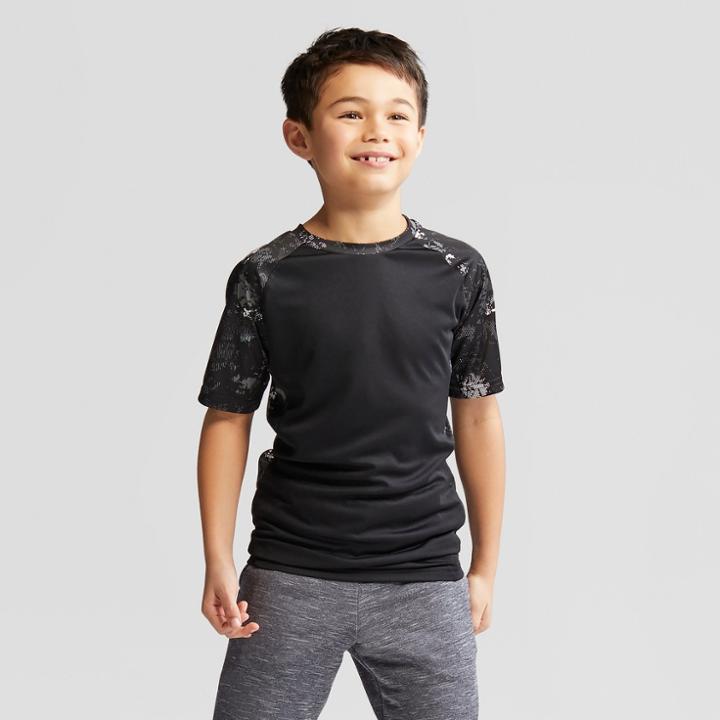 Boys' Printed Novelty Tech T-shirt - C9 Champion Black
