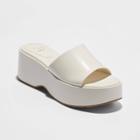 Women's Wynona Platform Sandals - A New Day Off-white