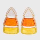 Sugarfix By Baublebar Candy Corn Stud Earrings - Orange