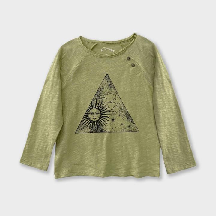Toddler Boys' Sun & Moon Graphic Long Sleeve T-shirt - Art Class
