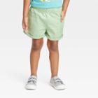 Toddler Girls' Shorts With Pockets - Cat & Jack Olive Green