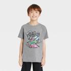 Boys' Short Sleeve 'let's Race' Graphic T-shirt - Cat & Jack Gray