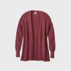 Women's Essential Open-front Cardigan - A New Day Purple