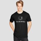 Hanes Men's Short Sleeve Graphic T-shirt - Black Tie