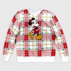 Men's Mickey Mouse & Friends Holiday Sweater - Red L - Disney