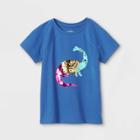 Girls' 'dino' Flip Sequin Short Sleeve T-shirt - Cat & Jack Blue