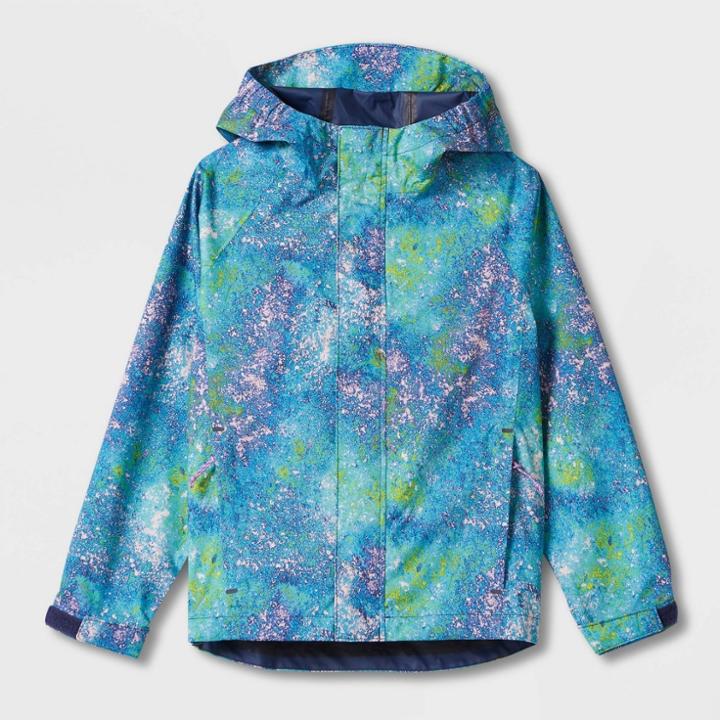 Kids' Rainshell Waterproof Jacket - All In Motion