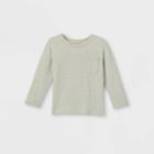 Toddler Boys' Jersey Knit Pocket Long Sleeve T-shirt - Cat & Jack Tan