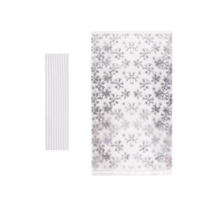 Spritz 10ct Snowflake Print Cello Bags -