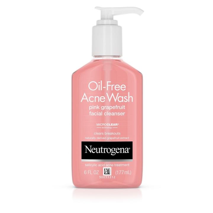 Neutrogena Oil-free Pink Grapefruit Acne Facial Cleanser