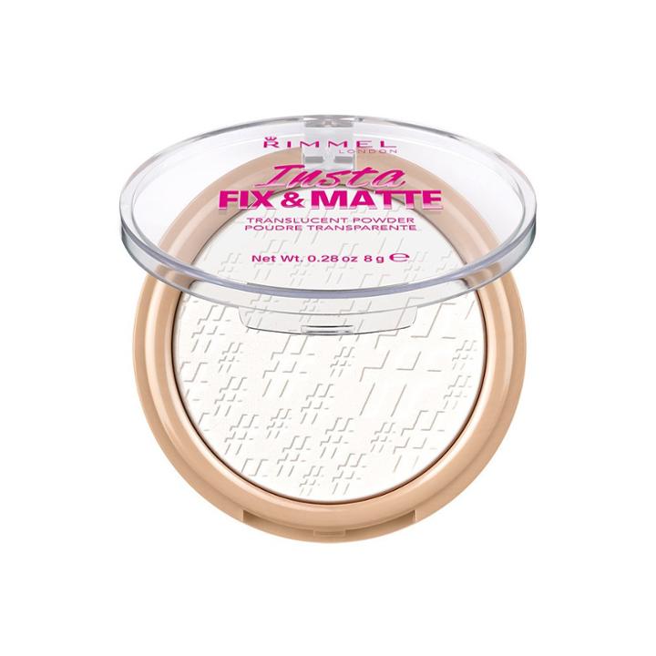 Rimmel Insta Fix & Matte Setting Translucent Powder - 0.28oz., Clear
