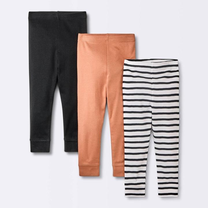 Baby 3pk Pants - Cloud Island Black