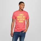 Petitemen's Short Sleeve I Only Order Off The Secret Menu Graphic T-shirt - Awake Red