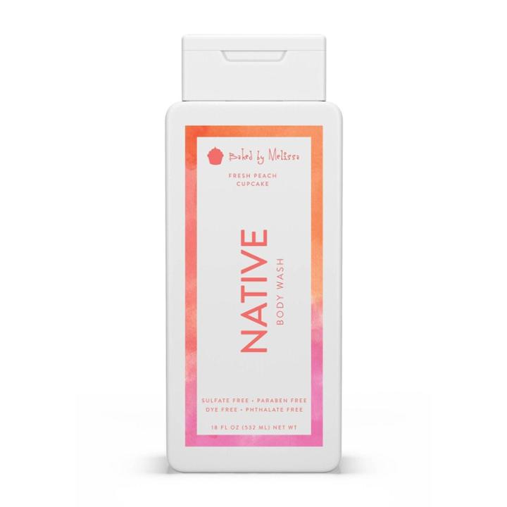 Native X Baked By Melissa Fresh Peach Cupcake Body Wash