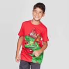 Petiteboys' Short Sleeve Christmas Graphic T-shirt - Cat & Jack Red