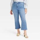 Women's Plus Size High-rise Demi-boots Ankle Jeans - Ava & Viv Indigo