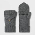 Women's Flip Top Mitten - Universal Thread Dark Gray