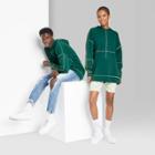 Seamed Hooded Sweatshirt - Wild Fable Green