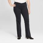 Women's Plus Size Adaptive Bootcut Jeans - Universal Thread Black