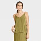 Women's Woven Cami - A New Day Green