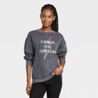 Zoe+liv Women's Kindness Is Everything Graphic Sweatshirt - Charcoal