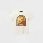 Boys' Landscape Graphic Short Sleeve T-shirt - Art Class Cream