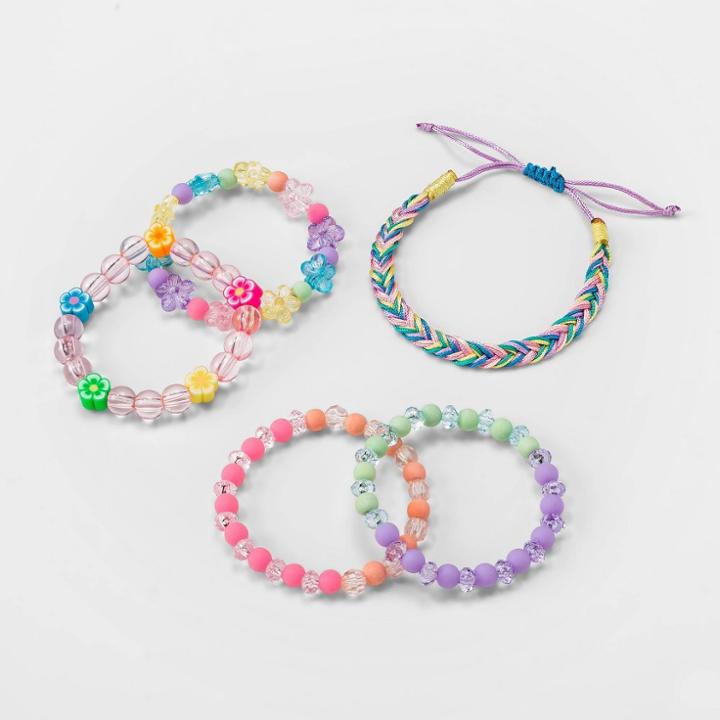 Girls' 5pk Friendship Bracelet Set - Cat & Jack