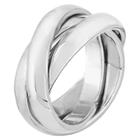 Target Stainless Steel Triple Roll Links Ring, Girl's, Size: