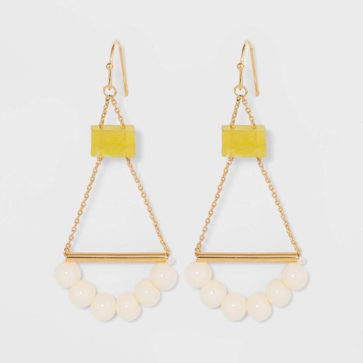Dangle Drop Earrings - A New Day Gold, Women's