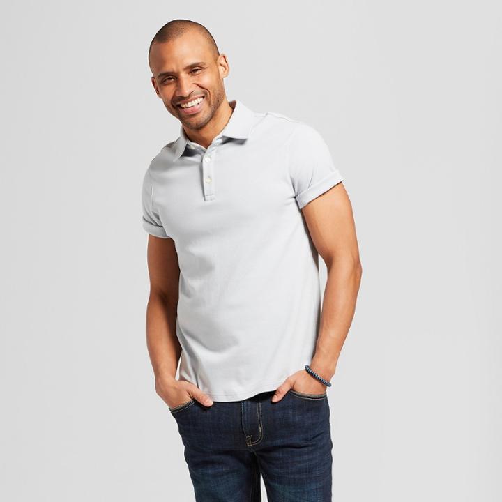 Men's Standard Fit Short Sleeve Elevated Ultra-soft Polo Shirt - Goodfellow & Co