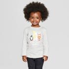 Toddler Boys' Make Music Together Long Sleeve T-shirt - Cat & Jack Gray