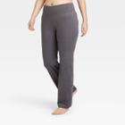 Women's Contour Power Waist Mid-rise Straight Leg Pants 34.5 - All In Motion Dark Gray Xs -