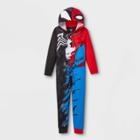 Boys' Marvel Venom Spider-man Blanket Sleeper Union