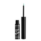 Nyx Professional Makeup Epic Wear Metallic Liquid Liner Long-lasting Waterproof Eyeliner - Teal Metal