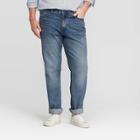 Target Men's Big & Tall 34 Regular Straight Fit Jeans - Goodfellow & Co Medium Vintage Denim Wash